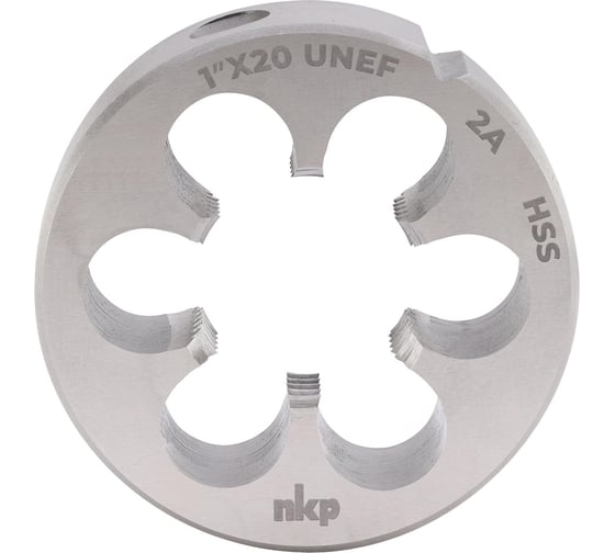 Плашка NKP UNEF 1.0 -20, DIN EN 22568, HSS, 2A, 55x16мм 248100N