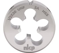 Плашка NKP UNF 1/2 -20, DIN EN 22568, HSS, 2A, 38x10мм 246120N