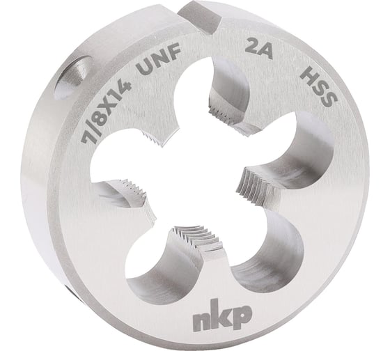 Плашка NKP UNF 7/8 -14, DIN EN 22568, HSS, 2A 55x16мм 246780N