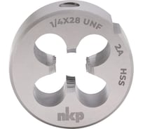 Плашка NKP UNF 1/4 -28, DIN EN 22568, HSS, 2A, 20x7мм 246140N