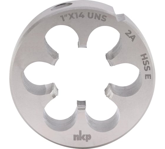 Плашка NKP UNS 1.0 -14, DIN EN 22568, HSSE, 2A, 55x16мм 2991000UNS14