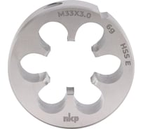 Плашка NKP М33 шаг 3.0мм DINEN22568 HSSE 6g 65x25мм 290331N