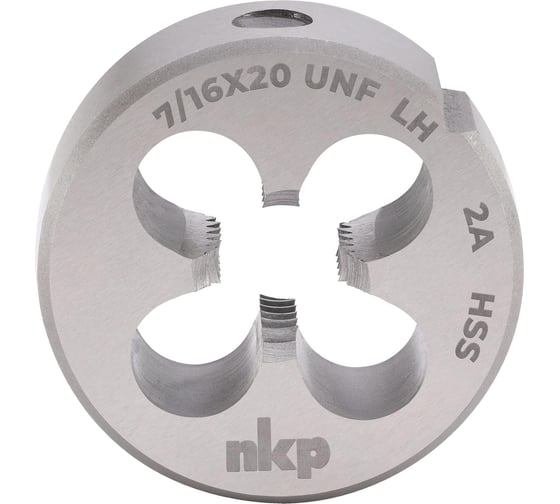 Плашка NKP левая UNF 7/16 -20 DINEN22568 HSS 2A 30x11мм 324220N