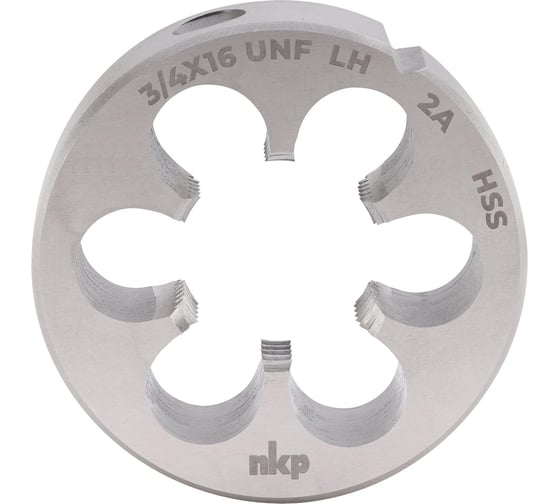 Плашка NKP левая UNF 3/4 -16 DINEN22568 HSS 2A 45x14мм 324230N