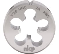 Плашка NKP UNC 1.0 -8 DINEN22568 HSS 2A 55x22мм 245100N