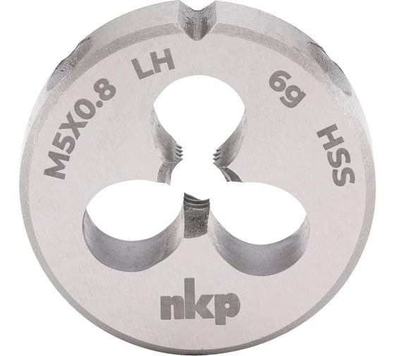 Плашка NKP левая М5 шаг 0.8мм DINEN22568 HSS 6g 20x7мм 250050N