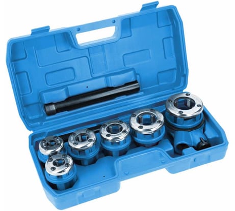 Набор клуппов для нарезания резьбы HOEGERT TECHNIK 1/4 - 5/4 HT1P635