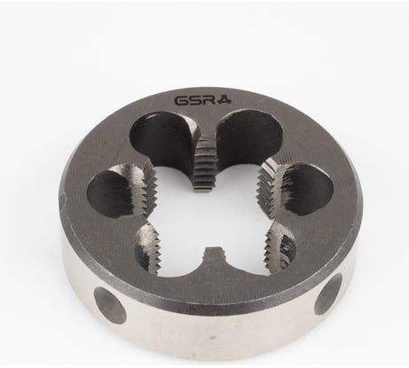 Плашка круглая GSR BSP 1 трубная цилиндрическая дюймовая HSSG DIN EN 22568 (DIN 223) B B00452150