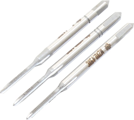 Метчик TLX М 2,0х0,4 9ХС, ручной, к-т из 3-хшт 75941 1