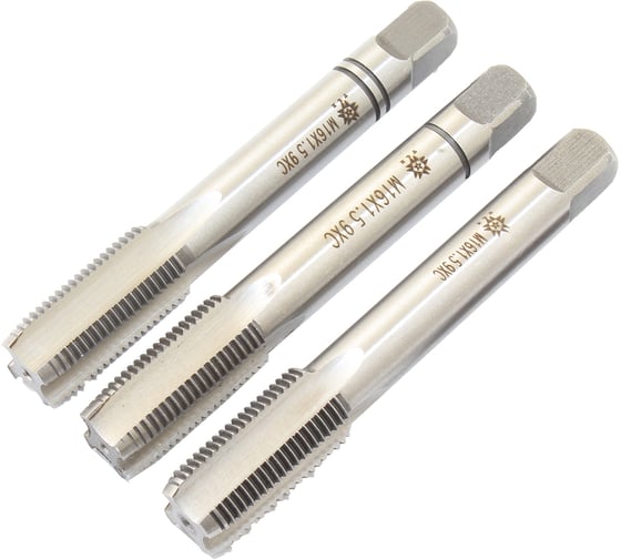 Метчик TLX М16,0х1,5 9ХС, ручной, к-т из 3-хшт 75960 1