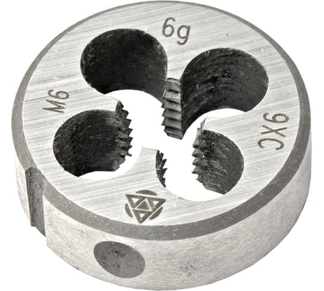 Плашка Волжский инструмент  М6х1.0 в ПВХ-упаковке 3704006