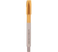 Метчик машинный H-Tools М12 шаг 1.75мм DIN376 HSSE-TiN 6g B/4-5P L-110мм a=7.0 114X01-D2-0120