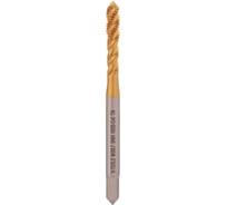 Метчик машинный спиральный H-Tools М4 шаг 0.7мм, DIN371, HSSE-TiN 5h6h C/2-3P R45 L-63мм, a=3.4 516X01-C2-0040