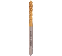 Метчик машинный спиральный H-Tools М6 шаг 1.0мм, DIN371, HSSE-TiN 7g C/2-3P R45 L-80мм, a=4.9 515X01-C2-0060