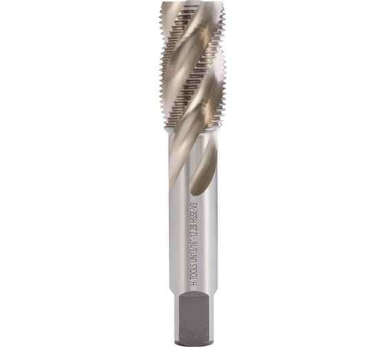 Метчик машинный спиральный H-Tools UN 13/16 -12 ISO529 HSSE C/2-3P R35 2B L-118мм a=12.5мм 1131612