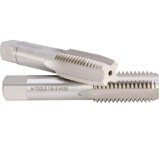 Метчик H-Tools UNC 7/8 -9 комплект из 2х шт. DIN352 HSSE 2B L-100мм a=14.5 145780EHT