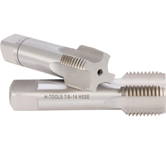 Метчик H-Tools UNF 7/8 -14 комплект из 2х шт. DIN2181 HSSE 2B L-100мм a=14.5 146780EHT