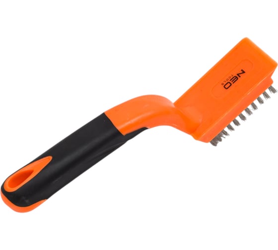 Проволочная щетка NEO Tools нержавеющая проволока, 5х11 рядов 39-051