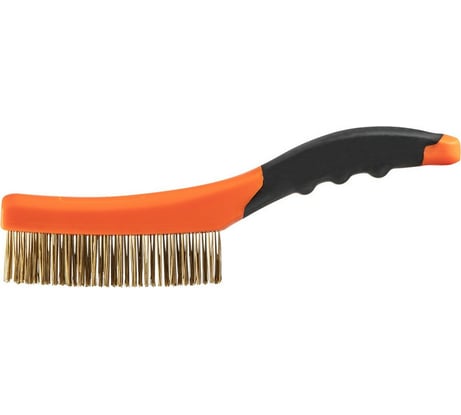 Проволочная щетка NEO Tools латунная проволока, 4х16 рядов 39-030