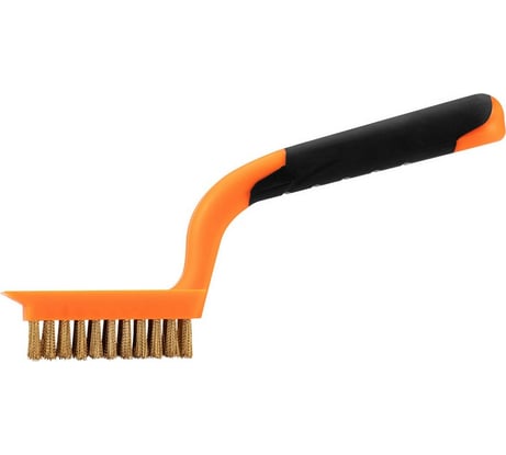 Проволочная щетка NEO Tools латунная проволока, 5х11 рядов 39-031