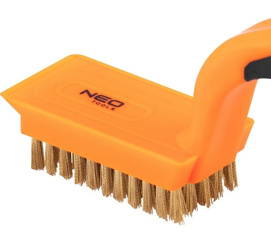 Проволочная щетка NEO Tools латунная проволока, 5х11 рядов 39-031