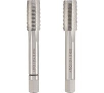 Метчик трубный H-Tools G 1/4 -19, комплект из 2х шт., DIN5157, HSS-G, L-70мм, a=9.0 25314HT