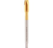Метчик машинный H-Tools М12, шаг 1.25мм, DIN374, HSSEPM-TiN, 6h B/4-5P L-110мм a=7.0 30057THT