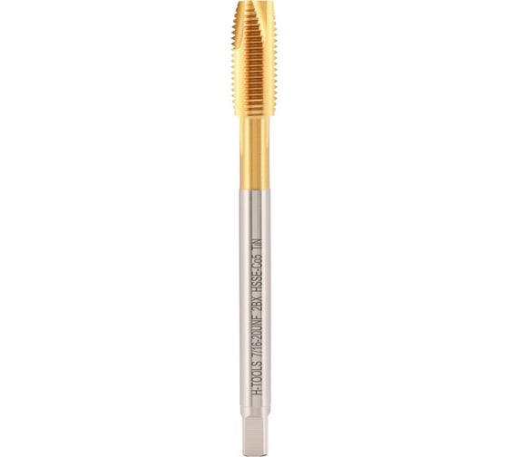 Метчик машинный H-Tools UNF 7/16 -20 DIN376 HSSE-TiN B/4-5P L-100мм a=6.2 77520ETHT