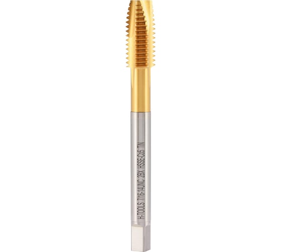 Метчик машинный H-Tools UNC 7/16 -14 DIN376 HSSE-TiN B/4-5P L-100мм a=6.2 75520ETHT