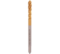 Метчик машинный спиральный H-Tools М6, шаг 0.75мм DIN374 HSSE-TiN 6h C/2-3P R45, L-80мм, a=3.4 513X01-D2-0061