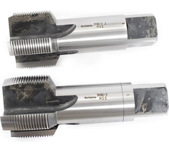 Метчик Beltools М80х3 машинно-ручной HSS 2шт компл. L=200мм исп1 ri.114.1313 1