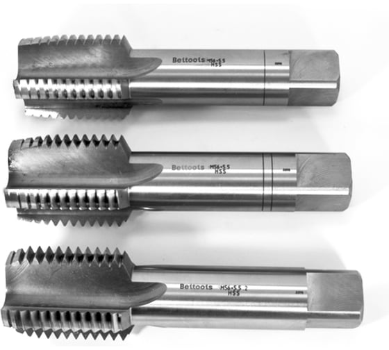 Метчик Beltools М56х5,5 машинно-ручной HSS 3шт компл. L=200мм исп1 ГОСТ 3266-81 ri.114.1363 1