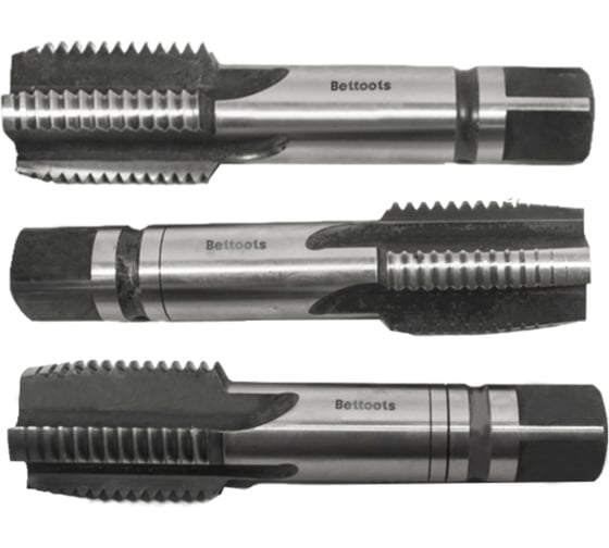 Метчик Beltools М52х5 машинно-ручной HSS 3шт компл. исп2 ГОСТ 3266-81 ri.114.1368 1