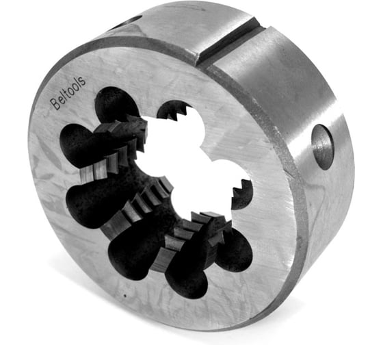Плашка дюймовая Beltools 1 1/2", 6 ниток, UNC, D=75мм ri.126.144
