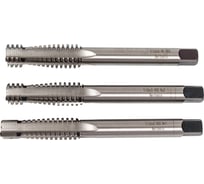 Метчик трапецеидальный Tr26х5 машинно-ручной HSS 3шт компл. L=210мм Beltools ri.118.3376