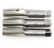 Метчик трапецеидальный Tr30х3 машинно-ручной (HSS) 3шт компл. L=200мм Beltools ri.118.3279