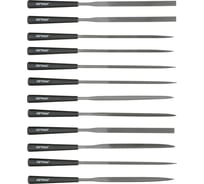 Комплект надфилей KS Tools с пластиковой рукояткой, 12 шт 140.3050