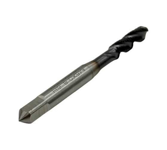 Метчик машинно-ручной TORNERI М 5.0x0.8 Р6М5К5 ГОСТ 17933-72 с винтовой канавкой с покрытием TiСN Т025932