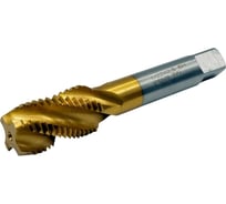 Метчик машинно-ручной TORNERI М 22х2.5 Р6М5 ГОСТ 17933-72 с винтовой канавкой с покрытием TiN Т025926