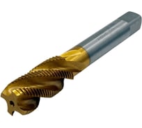 Метчик машинно-ручной TORNERI М 18х1.5 Р6М5 ГОСТ 17933-72 с винтовой канавкой с покрытием TiN Т025922