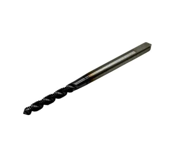 Метчик машинно-ручной TORNERI М 2.5x0.45 Р6М5К5 ГОСТ 17933-72 с винтовой канавкой с покрытием TiСN Т025929 1