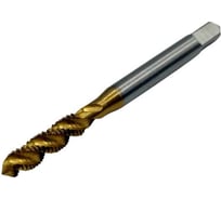Метчик машинно-ручной TORNERI М 5.0x0.8 Р6М5 ГОСТ 17933-72 с винтовой канавкой с покрытием TiN Т025908