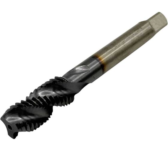 Метчик машинно-ручной TORNERI М 12x1.75 Р6М5К5 ГОСТ 17933-72 с винтовой канавкой с покрытием TiСN Т025936 1