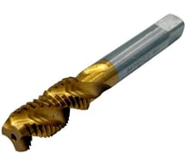 Метчик машинно-ручной TORNERI М 14x2.0 Р6М5 ГОСТ 17933-72 с винтовой канавкой с покрытием TiN Т025917