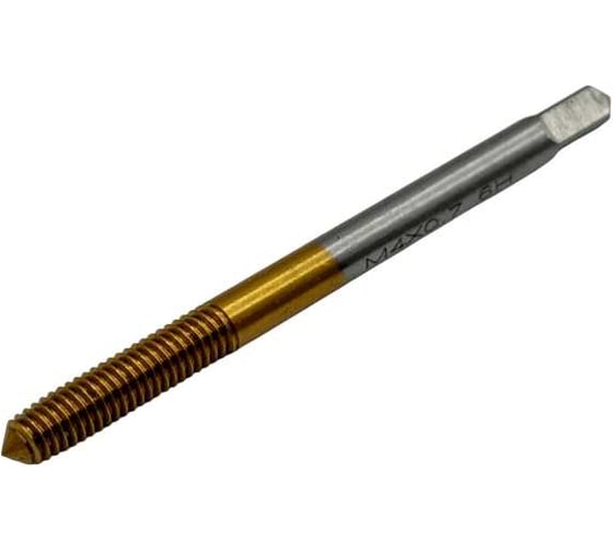 Метчик бесстружечный (раскатник) TORNERI M 4.0х0.7 Р6М5К5 с покрытием TiN Т025330 1