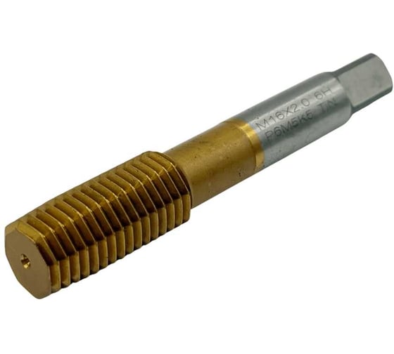 Метчик бесстружечный (раскатник) TORNERI M 16х2.0 Р6М5К5 с покрытием TiN Т025337