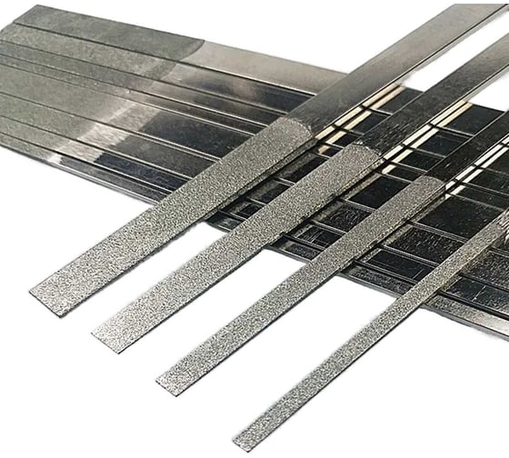 Надфиль алмазный плоский конический ToolPro 180-8-2,3-0,6 зерно 150(D107) 46 279 008 1