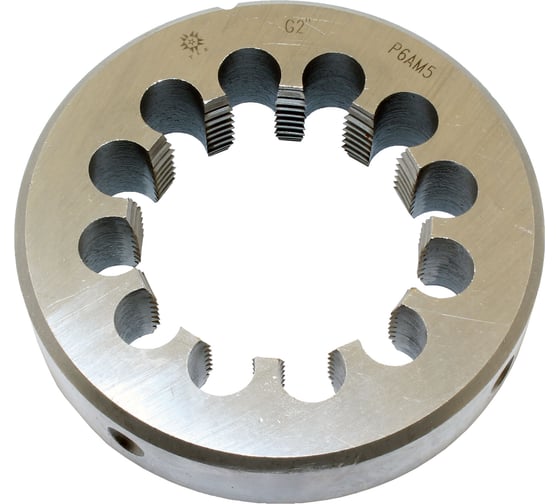 Плашка трубная TLX цилиндрич. G 2, 11 ниток/дюйм, dнар.105мм Р6АМ5 76286