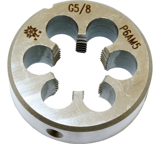 Плашка трубная TLX цилиндрич. G 5/8, 14 ниток/дюйм, dнар.55мм Р6АМ5 76281