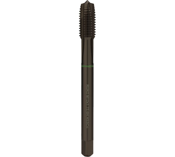 Машинный метчик Ruko M12x1,75 HSSE Co5 VAP DIN376 B/4-5P 6h 110 мм 232120VA